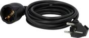 UNITEC Schuko-verlenging, H05VV-F3G 1,5 mm², IP20, 3 m, zwart