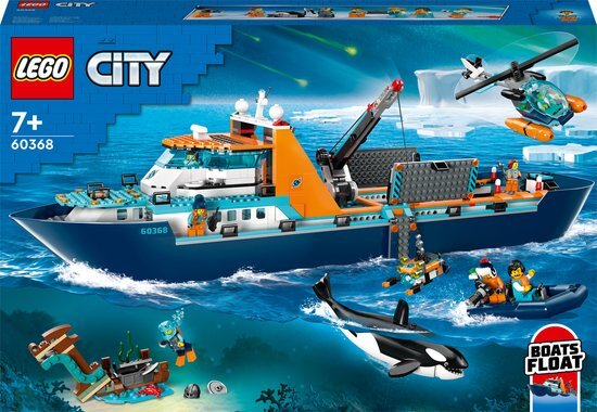 LEGO City Poolonderzoeksschip 60368 - Bouwset voor Kinderen vanaf 7 Jaar