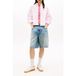 Tommy Hilfiger Relaxed Fit Cropped Poplin Shirt Pearly Pink