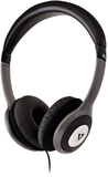 V7 HA520-2EP Headphones - Wired - Over-Ear - Black/Silver