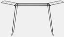 Brabantia HangOn Too Floor-standing Drying Rack - Black - 22 m