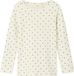 NAME IT KIM LS SLIM TOP LIL NOOS - Enfants - Blouses - Blanc - À pois - Taille 92