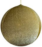 Merkloos / Sans marque Luvia Trading BV 5 x Opblaasbare Glitterbal Goud 60 cm