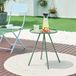 en.casa Tuintafel Fosen rond 55xØ42 cm groen