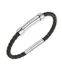 Police Geometric Metal Armband Zilver Homme
