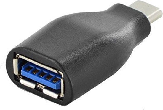 Ewent EW-100518-000-N-P USB 3.1 Type C naar USB 3.0 Type A Adapter Zwart