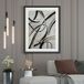 LUMALÉA Lignes Design Affiche / Poster - 70x100 Cm - Bordure Noire