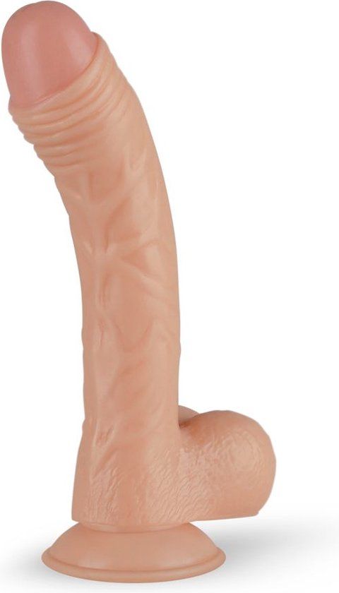 Vince Realistische Dildo Met Balzak - 19,5 cm