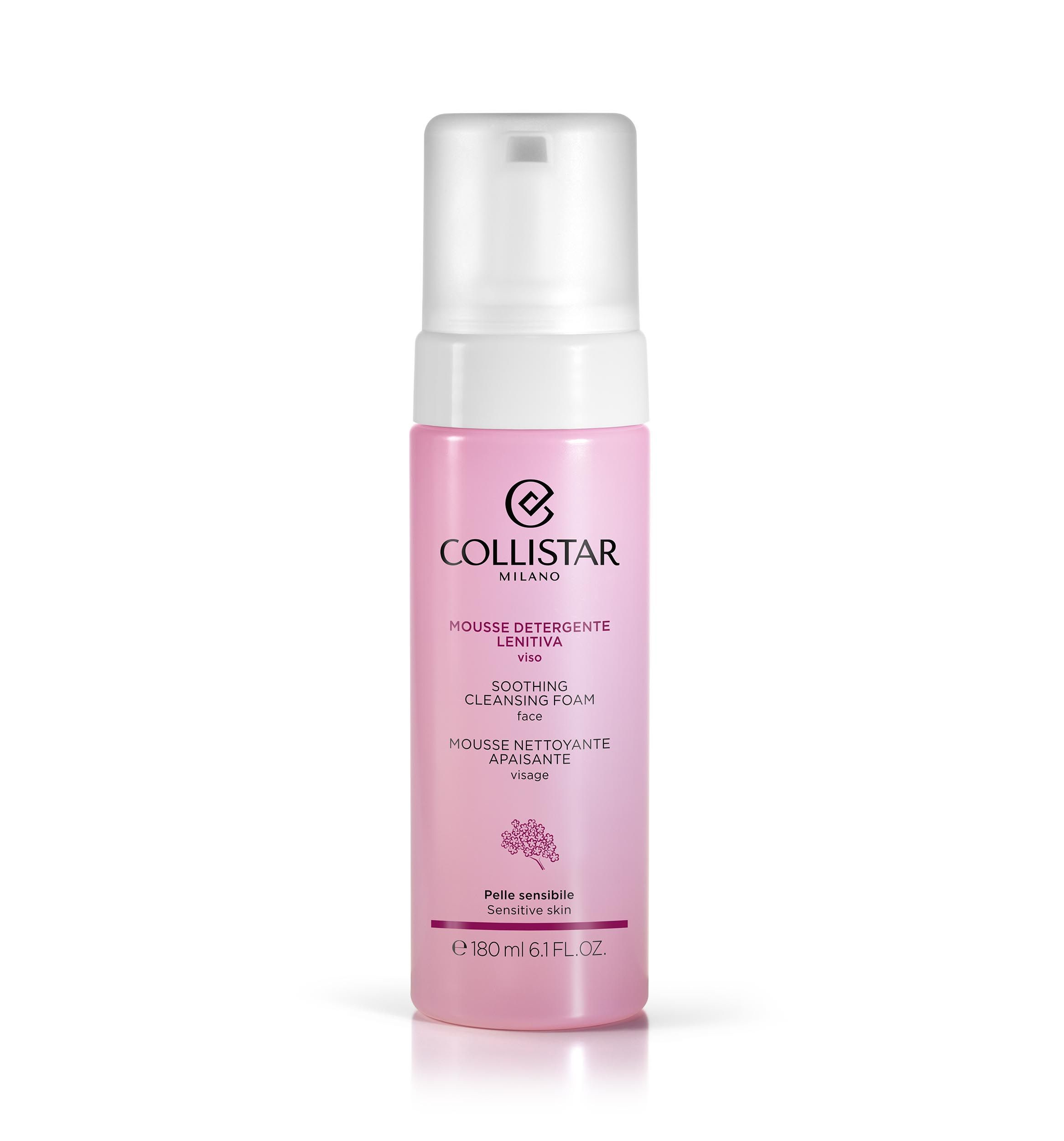 Collistar Soothing Cleansing Foam - 180 ml - Cleansing Foam for Sensitive Skin - Women