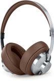 Muse Electronics Muse M-298 SBR hoofdtelefoon/headset Bedraad en draadloos Hoofdband Oproepen/muziek Bluetooth Bruin, Zilver