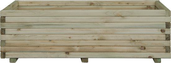 Intergard Houten bloembakken plantenbak rechthoek 120x40x35cm