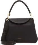 Coccinelle Tiggy Handbag Grained Leather Fango donkergroen