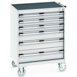 Bott Armoire à 6 tiroirs sur roulettes Cubio