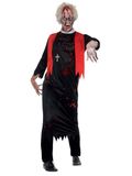 Smiffys Zombie High Priest Kostuum - M/L - Zwart