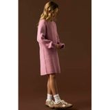 NAME IT KIDS gebreide midi jurk - lila