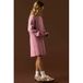 NAME IT KIDS gebreide midi jurk - lila