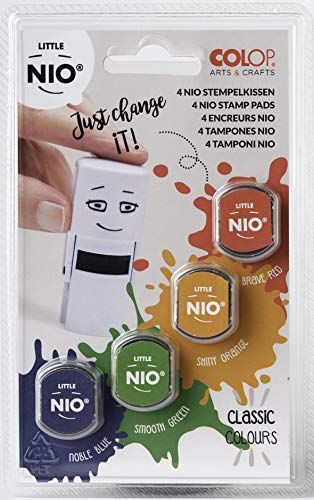 COLOP Vervangende kussens voor Little NIO - Kleurassortiment (4 stuks)