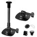 NEEWER Flexibele helmhouder met verlengstang, compatibel met Insta 360 GoPro DJI, adapter zelfklevende basis voor action cam voor video-opnames POV live streaming, voor accessoires 1/4 inch, AC060