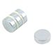 First4magnets 15mm diameter x 5mm dikke N42 neodymium magneten (zink vernikkeld) - 5,4 kg trekken (4-pack)