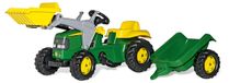 John Deere Tracteur avec remorque, vert, 2,5-5 ans