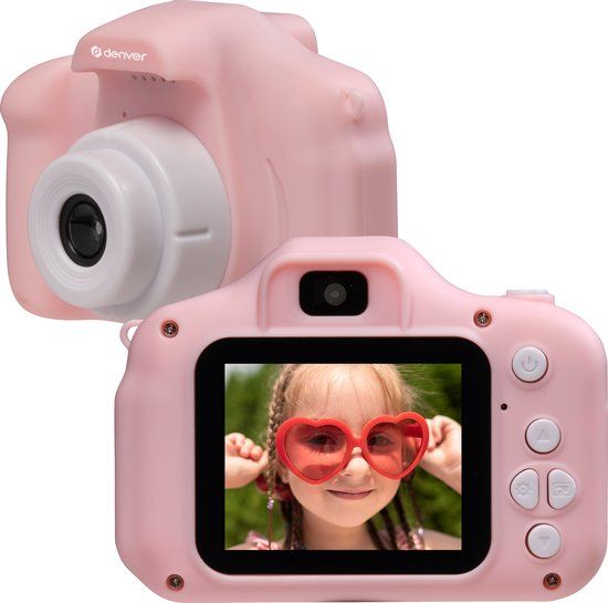 Denver KCA1340 Kindercamera Full HD - Selfie Camera - 40MP - Digitale Camera Kinderen - Roze