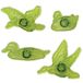 PME JEM Wild Duck uitsteekvormen, 18 x 3 x 11 cm, wit, 4 stuks
