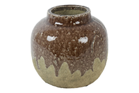 Countryfield Bol Vaas gert 22x22x20cm d.brn