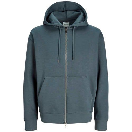 JACK & JONES ESSENTIALS sweatvest - grijsblauw