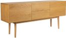 Zuiver High On Wood Dressoir Eiken 2 lades, 2 deuren - Beige