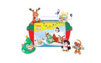 Jovi Play&Fun Christmas Adventure Set met kerstfiguren, 24 tabletten van 15 g, op maat te snijden en modelleergereedschap, kersthandwerk voor kinderen vanaf 3 jaar (2205)