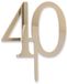 cake Goud cake topper 40 g