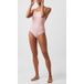 French Connection Bonits Ditsy Maillot de bain rouge recyclé