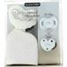 Suavinex™ Ensemble sucette blanche 0-6m latex blanc + Love Clip + nounours Doudou Broche Doudou