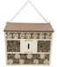 Dehner Natura Andrena, insectenhotel, ca. 29,5 x 9,5 x 28,5 cm, dennenhout/bamboe/multiplex, naturel