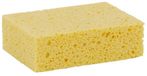 Merkloos Schoonmaak spons - 3x - 11 x 8 cm - viscose - schoonmaak artikelen - plantaardige spons - bio afbreekbaar
