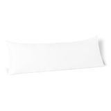 Amazon Basics Zijslaper Kussen Hypoallergene Microvezel Lichaamskussen voor Zwangerschap, Rug- & Nekondersteuning, 50 x 135cm, Wit