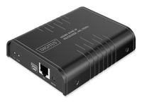 DIGITUS 4K HDMI IP Ontvanger, 4K/60Hz, 120/200 m, Zwart