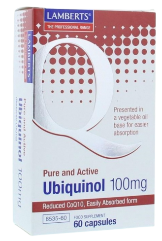 Lamberts Ubiquinol (Q10) 100 mg - 60 Capsules