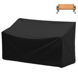 Epicover 210D Tuinbankhoes, 2-zits, met ventilatieopeningen, weerbestendig, voor terrasmeubels, 134 x 66 x 89 cm (l x b x h), 2-zits