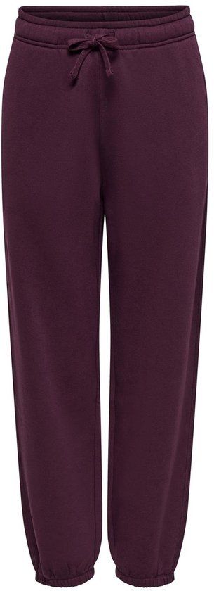 ONLY ONLBEST CUFF PANT SWT Heren Joggingbroek Regular Fit Katoenmix Donkerpaars
