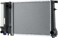 HELLA Radiateur pour refroidissement moteur, avec ailettes de refroidissement soudées, dimensions 440 x 328 mm, adapté entre autres pour BMW Série 3