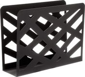 HAKU Möbel Krantenrek Zwart Metaal 35 x 10 x 26 cm