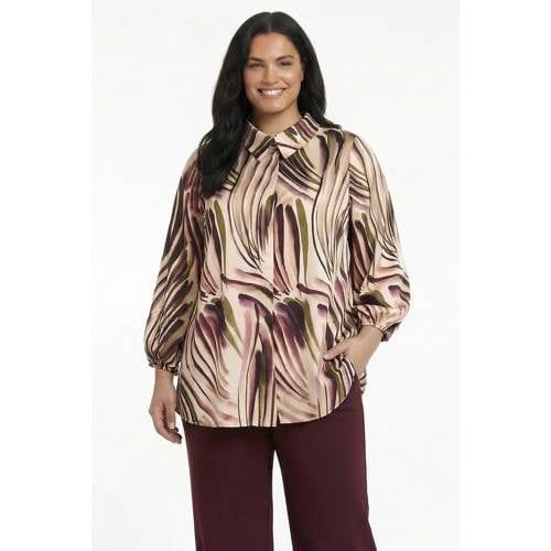 YOEK top Plus Size met print