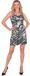 Widmann Pailletten Jurk Silver Stripe Zebra Vrouw M