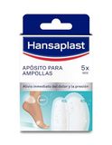 Hansaplast 6 pièces pansements ampoules toutes tailles, pansements anti-douleur, anti-ampoules et anti-frottement, taille unique