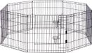 Beeztees Puppyren Ted - Premium - met Deur - 8 stuks - Paneel 60x60 cm - Grijs