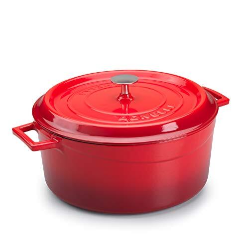 Pentole Agnelli SLOWCOOK braadpan 32 cm rood