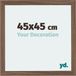 yd. Cadre photo 45x45 cm - MDF - Noyer Foncé - Mura