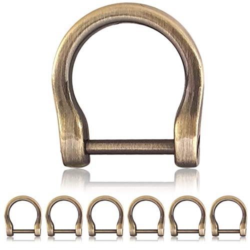 Ganzoo D-Ringe Aus Stahl, 10er Set - Materialstärke 4 Mm, Silber, Rostfrei - Für Halsbänder, Paracord & DIY