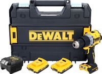 DeWalt DCD 805 D2T accu-klopboormachine 18 V 90 Nm borstelloos + 2x accu 2,0 Ah + oplader + TSTAK